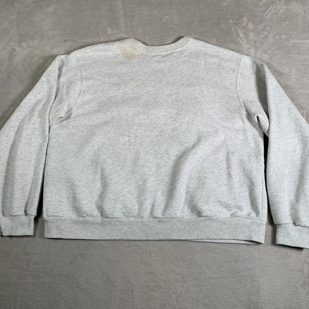 Hollister Sweatshirt Mens Medium NYC New York City Chenille Applique Crewneck - Picture 9 of 11